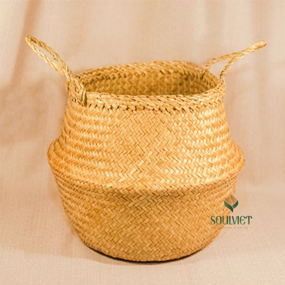 Ecofriendly seagrass Planter basket