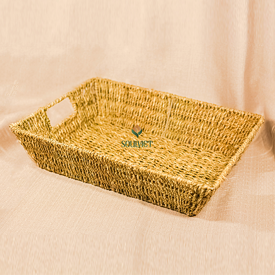 Strong and vintage seagrass baskets for home decor